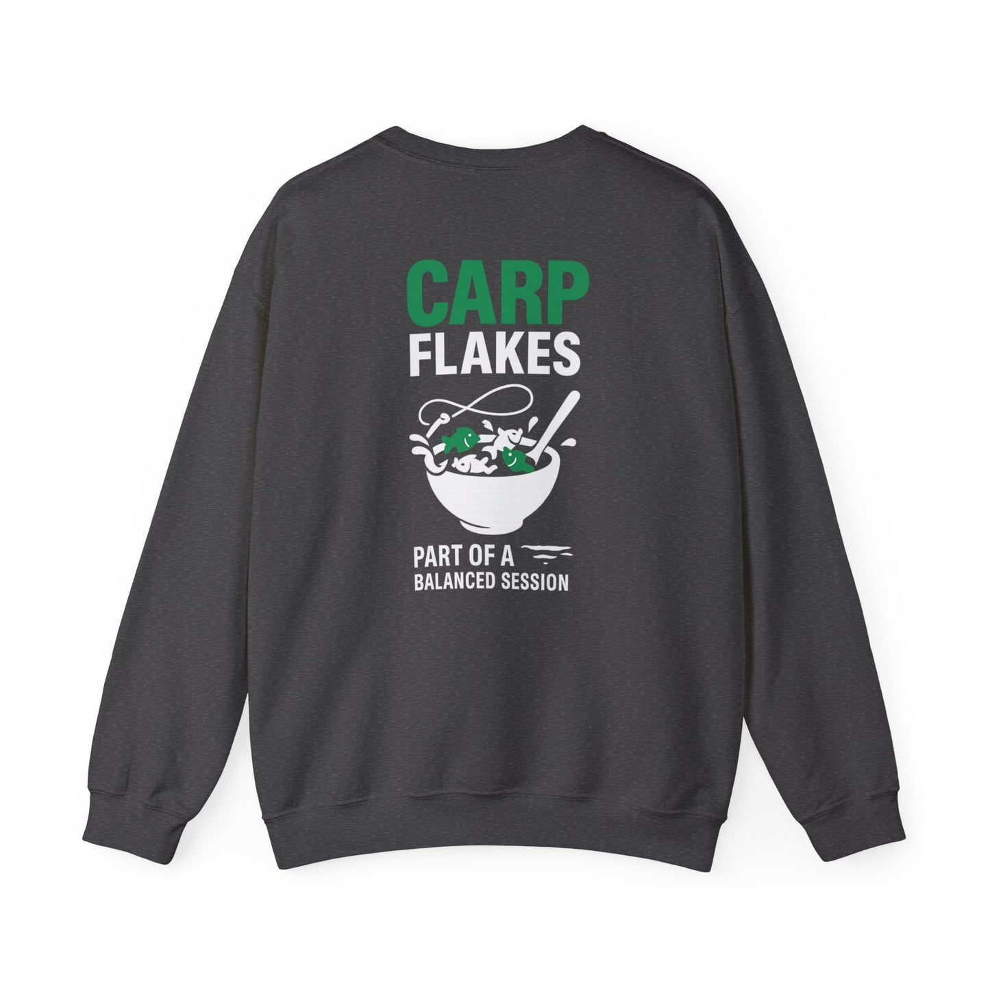 Carp Flakes Sweatshirt – Front & Back Design