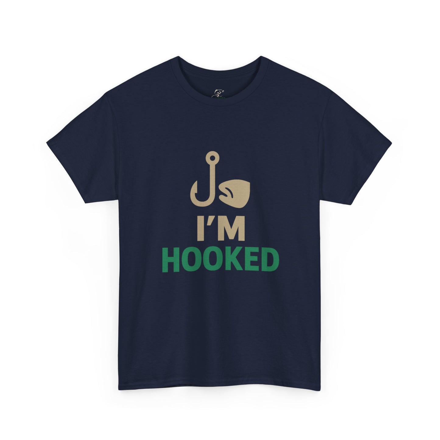 Fishing Enthusiast Tee - I'm Hooked, Perfect Gift for Fishermen, Casual Wear, Fishing Trip, Outdoor Adventure