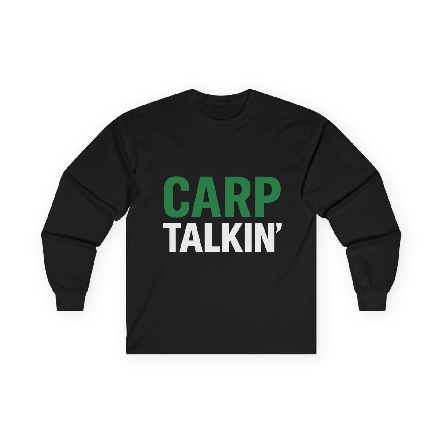 Carp Talking Long Sleeve Tee – Front & Back