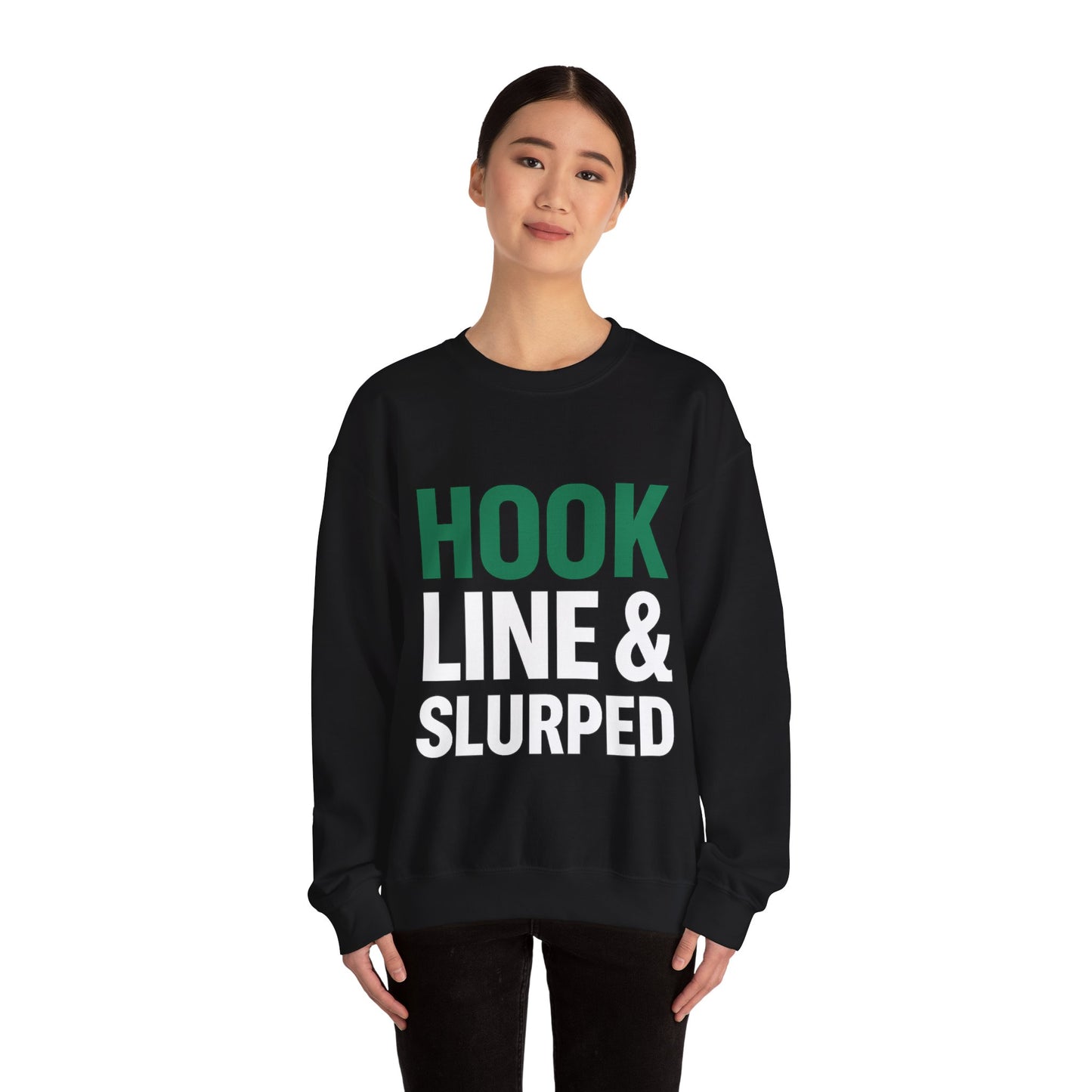 Hook Line & Slurped Jumper – Front & Back Design
