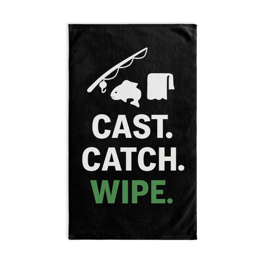 Cast Catch Wipe Fishing Hand Towel