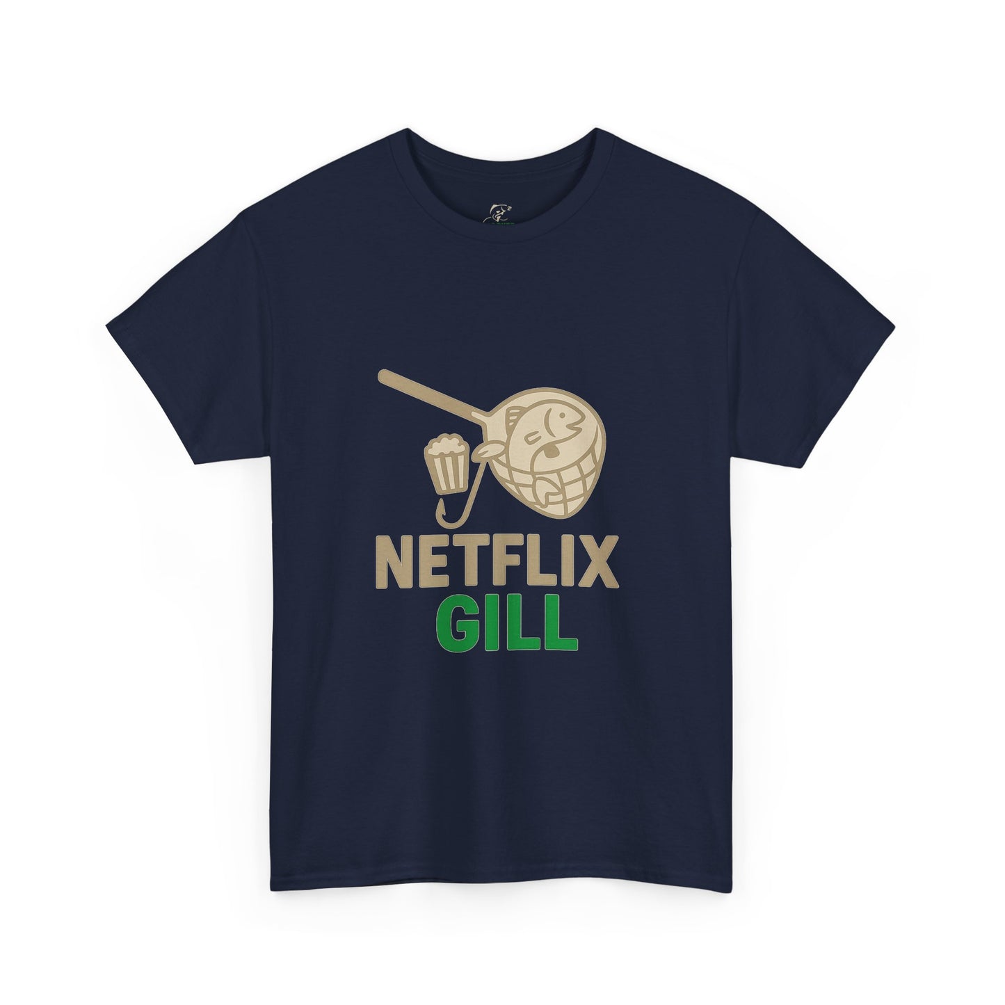 Netflix & Chill Fishing Tee, Unisex Cotton T-Shirt for Fishing Lovers, Gift for Anglers, Perfect for Outdoors, Casual Wear