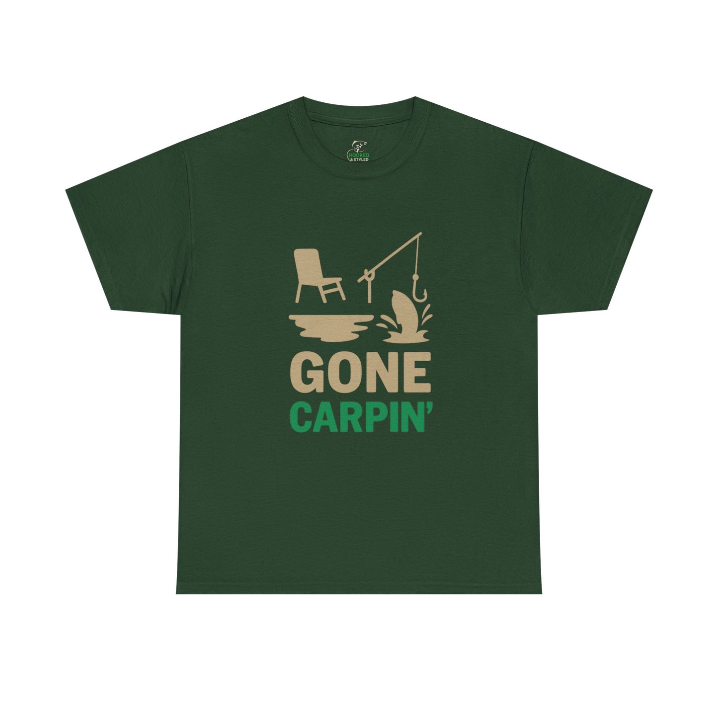 Gone Carp'in Fishing Tee, Unisex Fishing Shirt, Outdoor Adventure Apparel, Father's Day Gift, Weekend Getaway Outfit