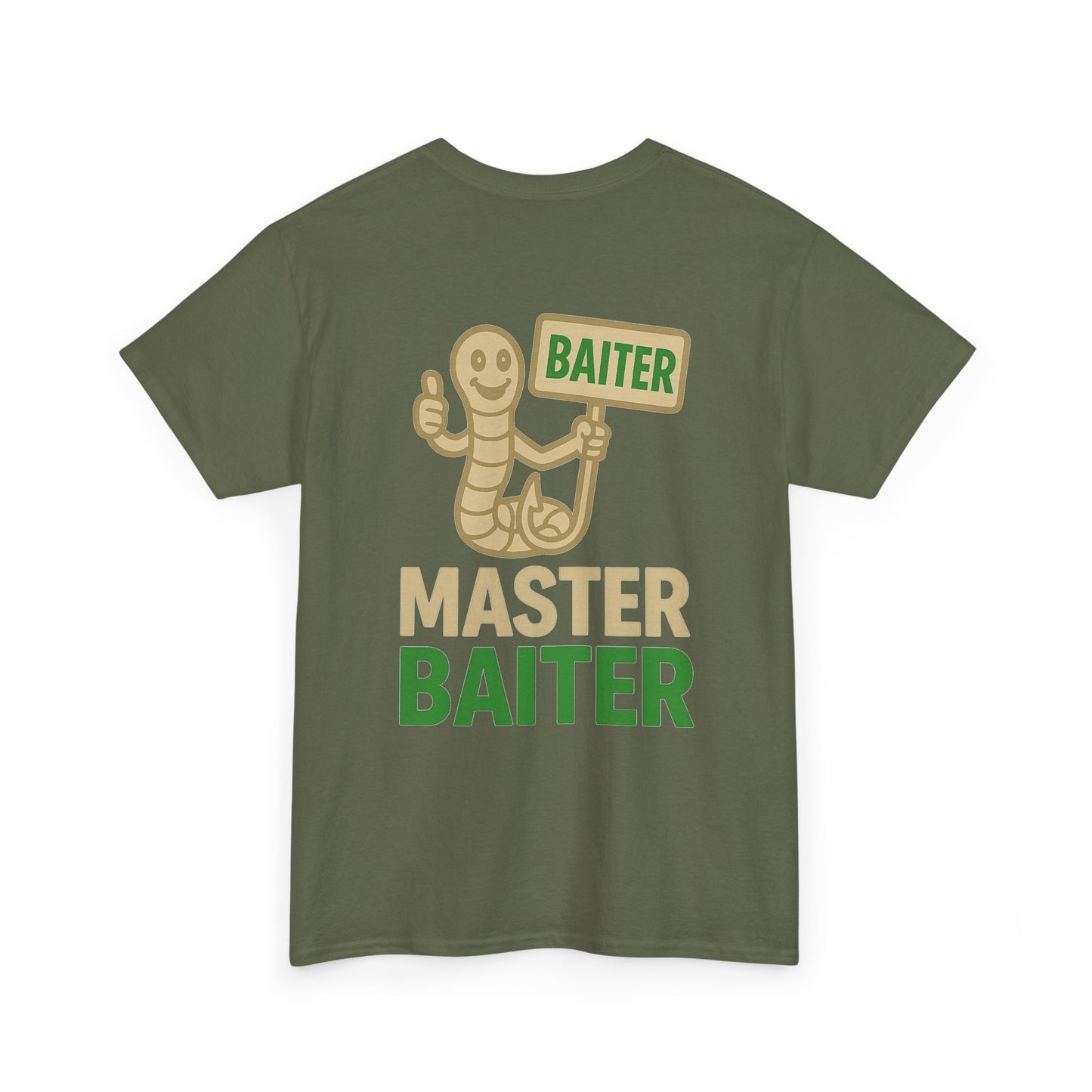 Fishing Humor Unisex Tee, Funny Fishing Gift, Angler T-Shirt, Master Baiter Shirt, Outdoor Dad Tee, Birthday Gift for Him