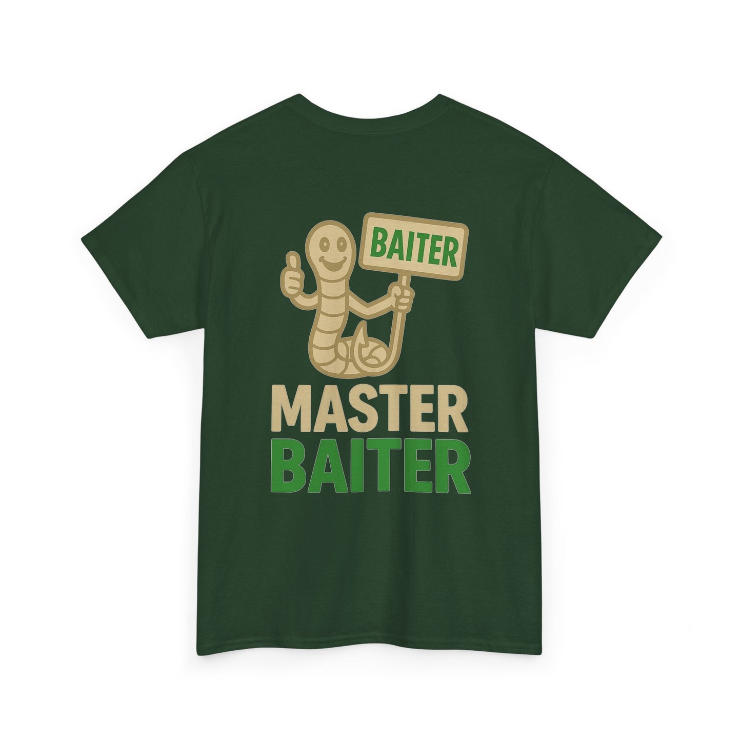 Fishing Humor Unisex Tee, Funny Fishing Gift, Angler T-Shirt, Master Baiter Shirt, Outdoor Dad Tee, Birthday Gift for Him