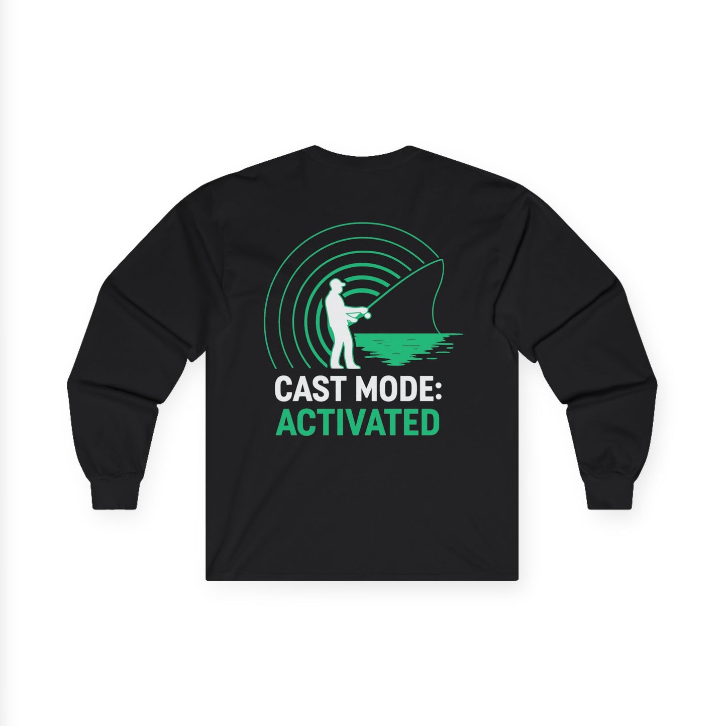 Cast Mode On Long Sleeve Tee – Front & Back
