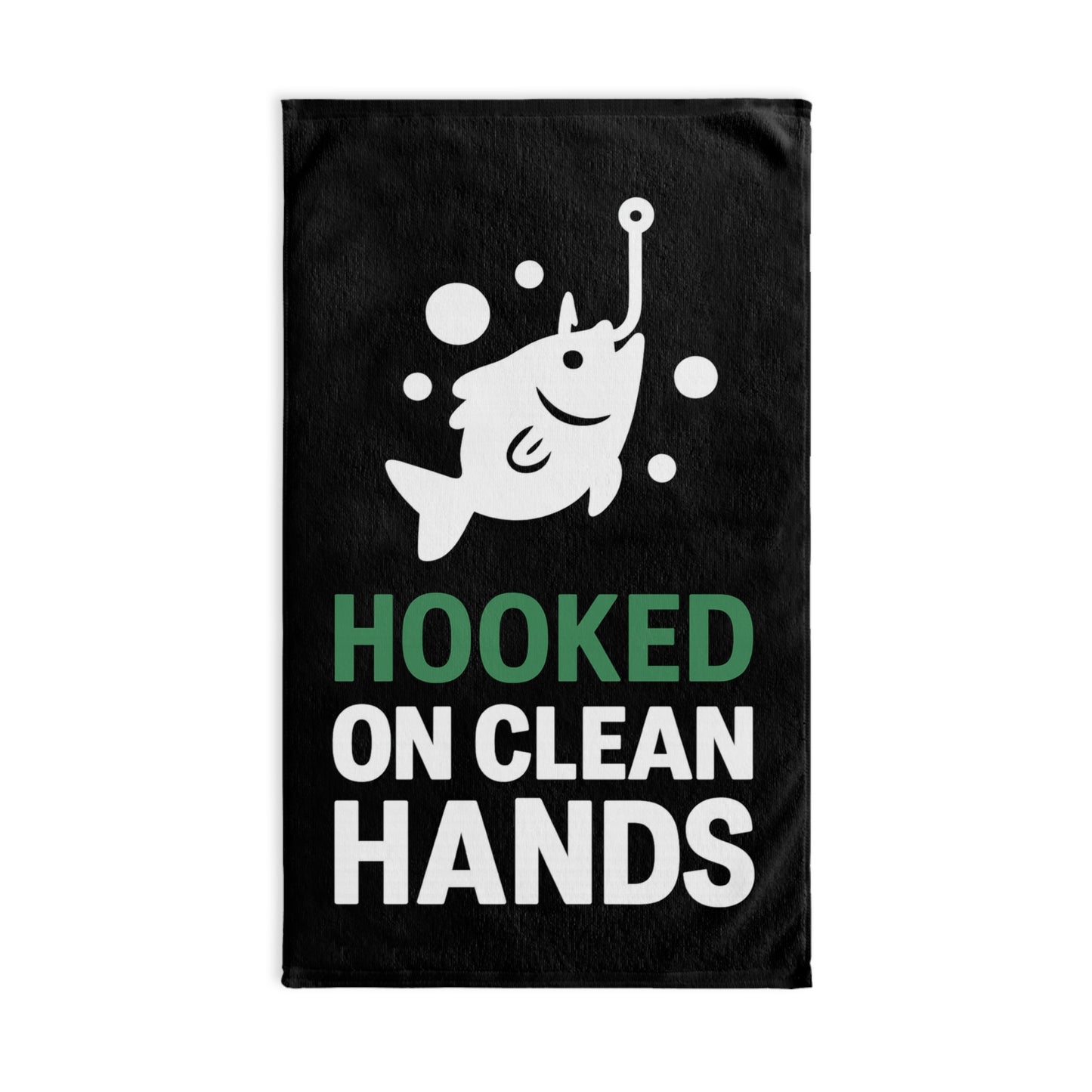 Hooked on Clean Hands Fishing Towel