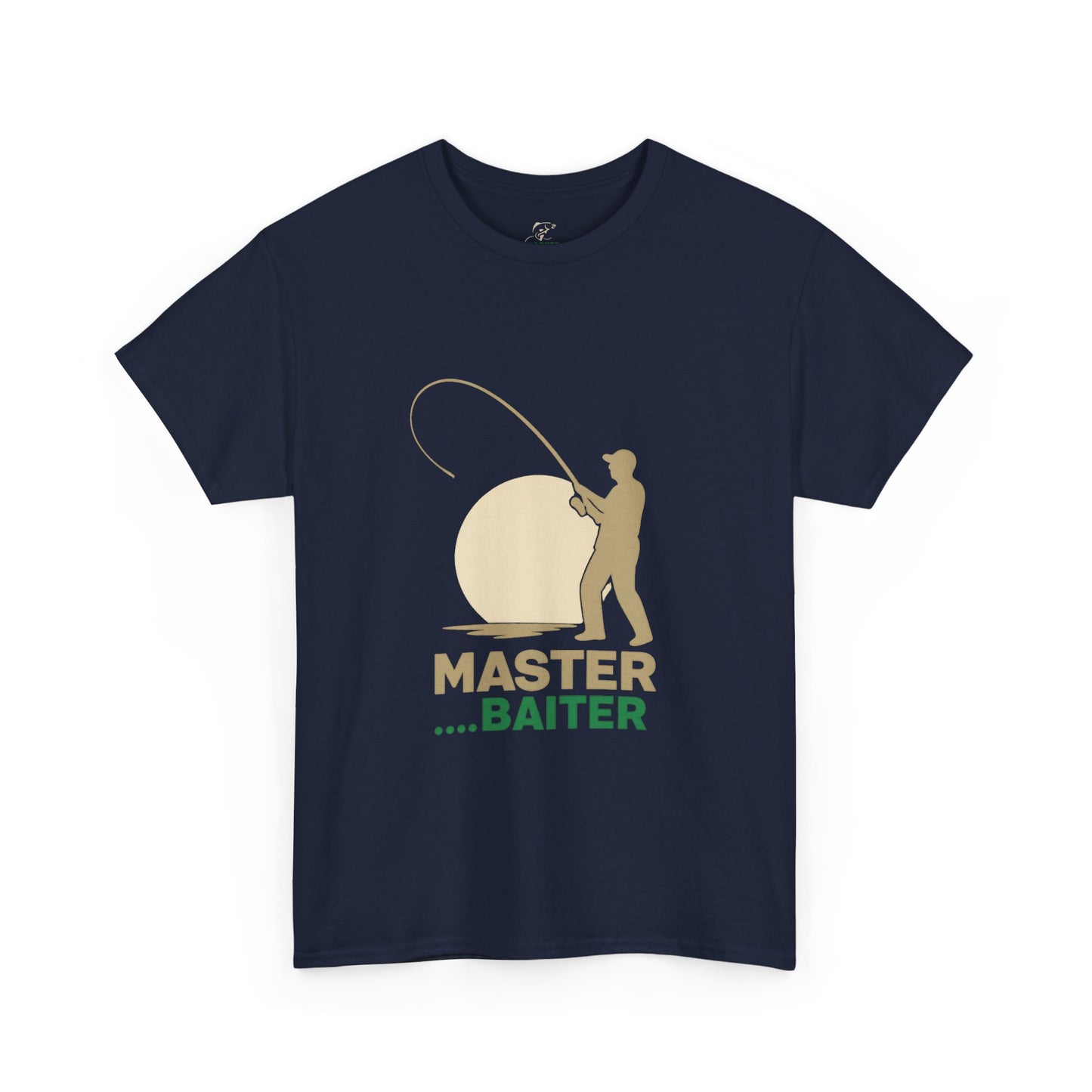 Fishing Humor Tee, Master Baiter Cotton T-Shirt, Gift for Fisherman, Casual Wear, Fishing Lover Shirt, Great for Outdoor Adventures