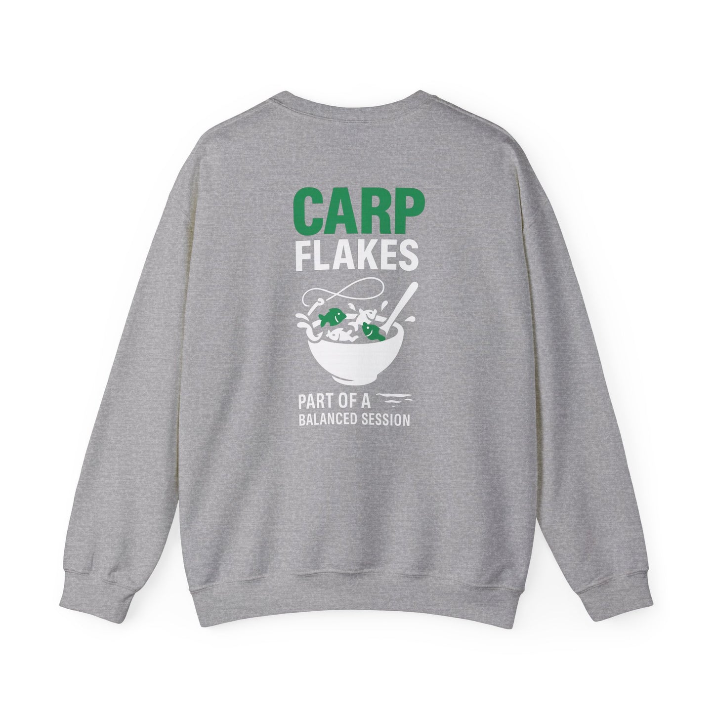 Carp Flakes Sweatshirt – Front & Back Design