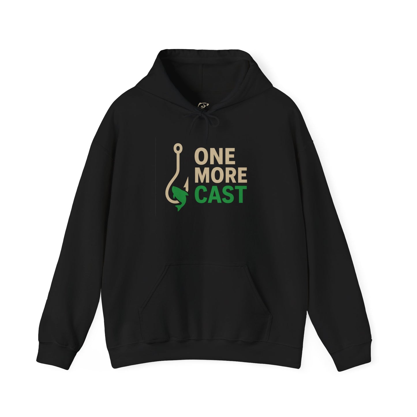 Fishing Themed Hoodie: Perfect for Anglers, One More Cast, Never Enough, Gift for Dad, Cozy Fishing Apparel