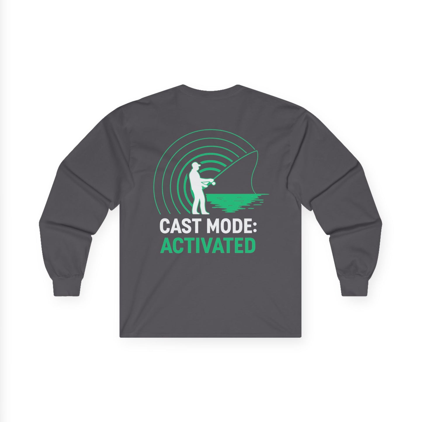 Cast Mode On Long Sleeve Tee – Front & Back