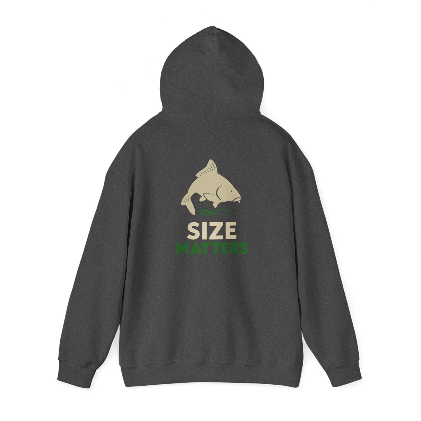 Fishing Dream Sweatshirt, Big Dream Hoodie, Size Matters Pullover, Casual Fishing Apparel, Unisex Hooded Sweatshirt