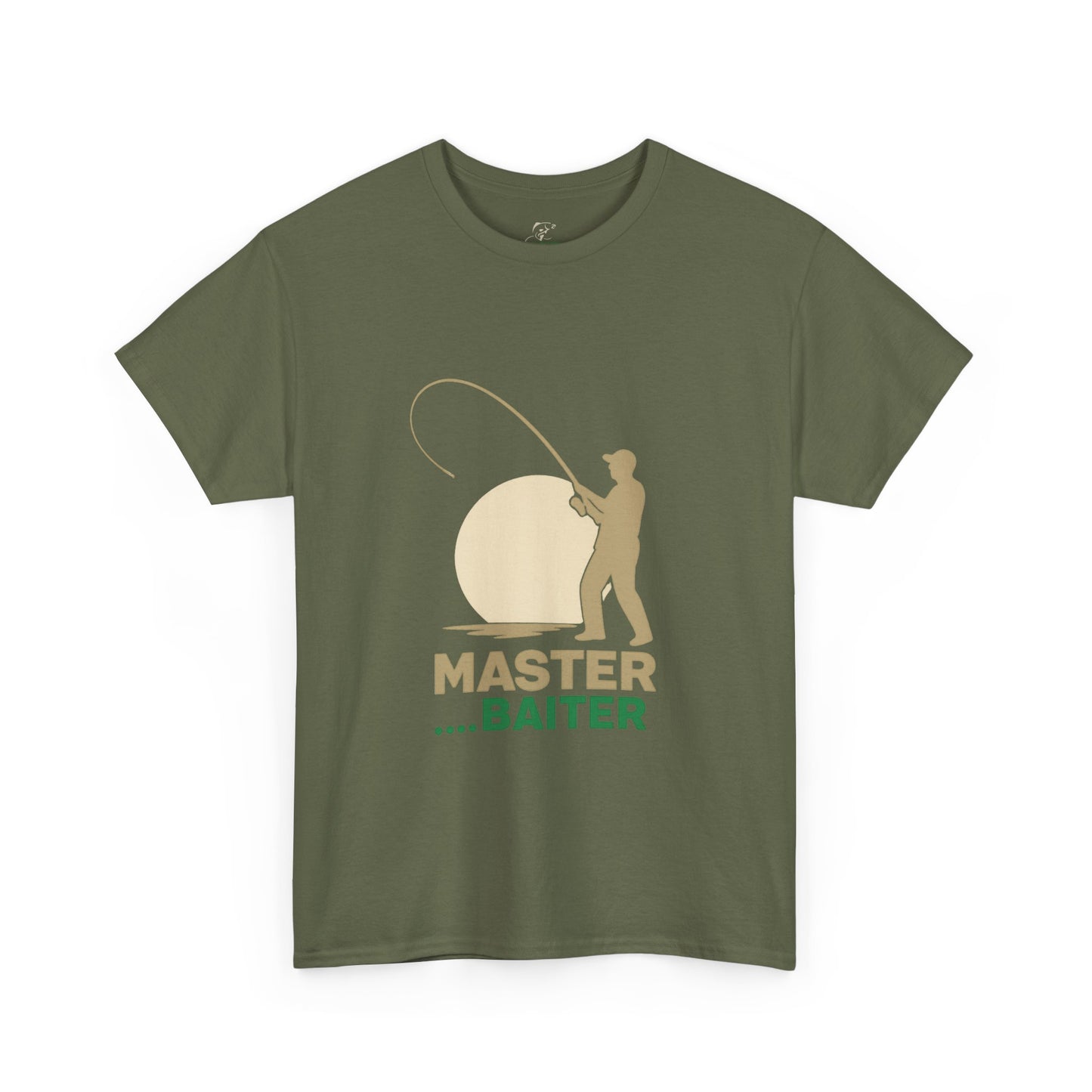 Fishing Humor Tee, Master Baiter Cotton T-Shirt, Gift for Fisherman, Casual Wear, Fishing Lover Shirt, Great for Outdoor Adventures