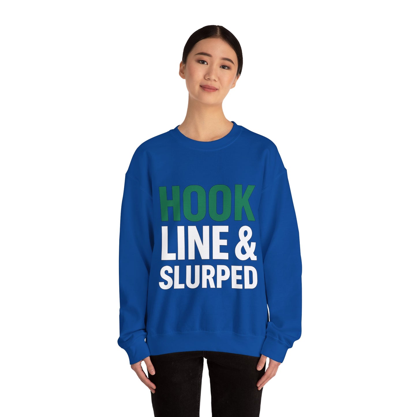 Hook Line & Slurped Jumper – Front & Back Design