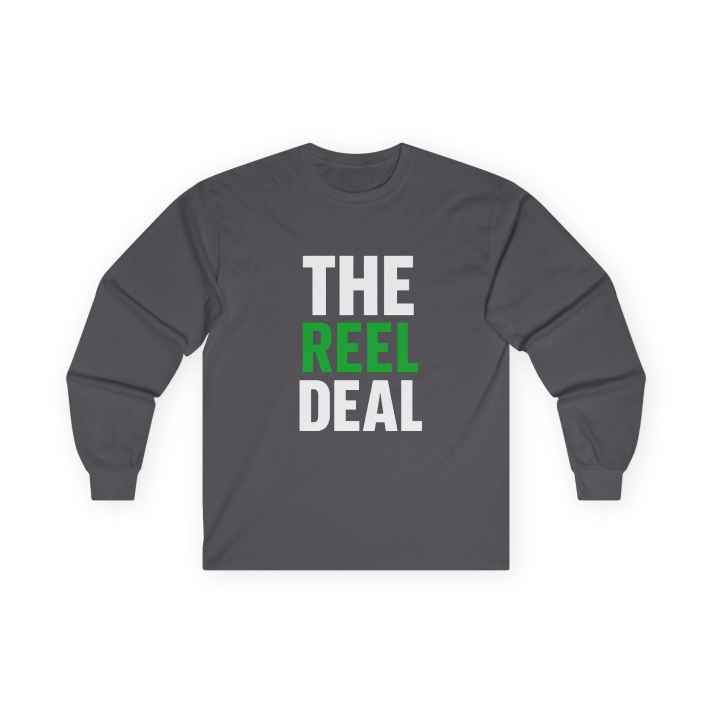 The Reel Deal Long Sleeve Tee – Front & Back