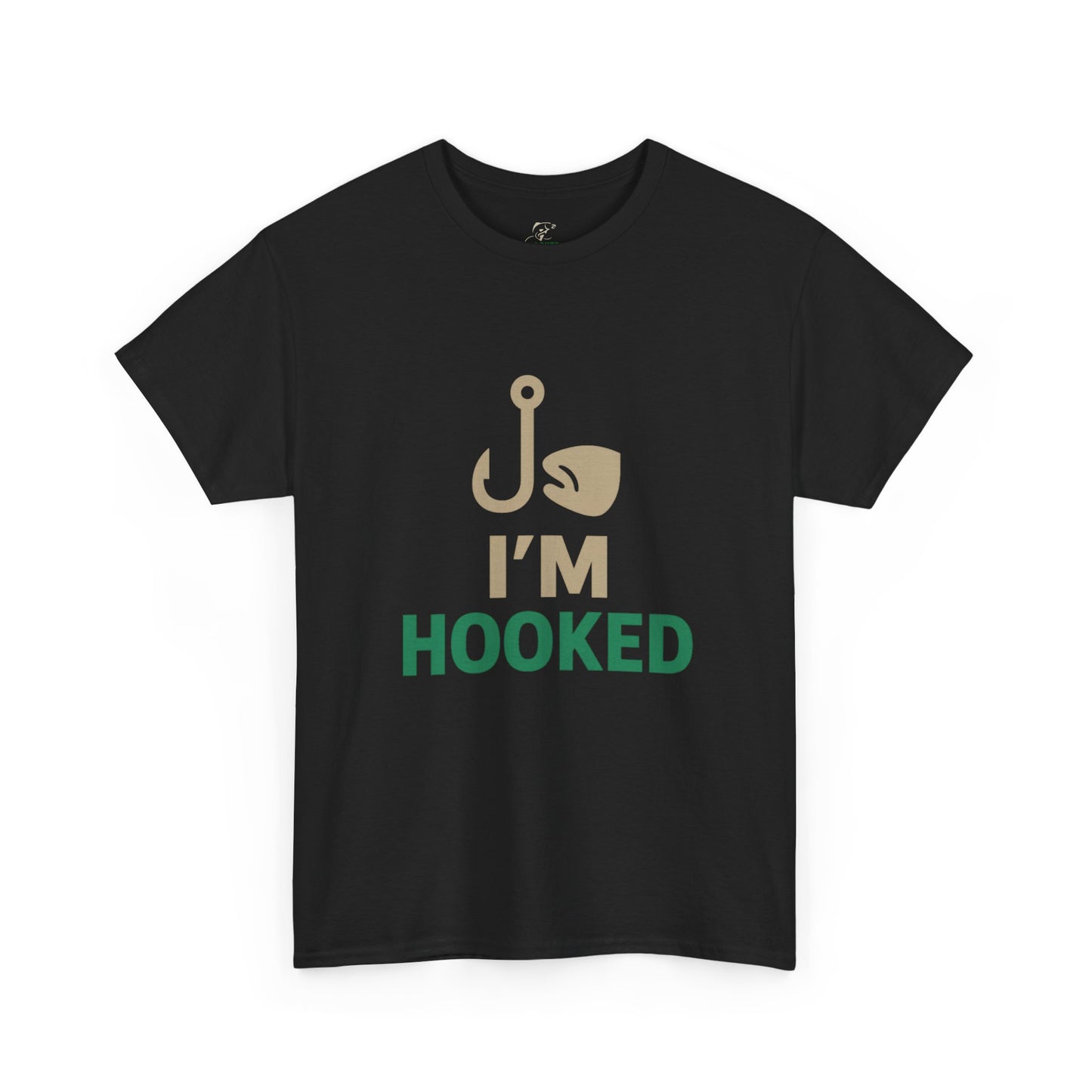 Fishing Enthusiast Tee - I'm Hooked, Perfect Gift for Fishermen, Casual Wear, Fishing Trip, Outdoor Adventure
