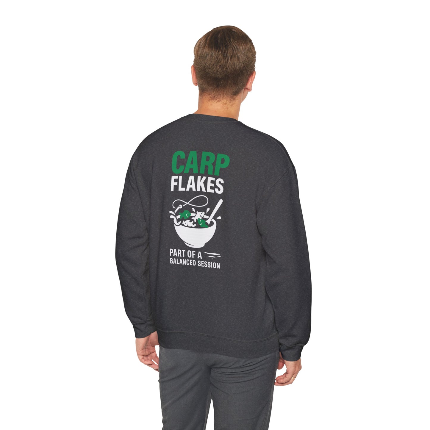 Carp Flakes Sweatshirt – Front & Back Design