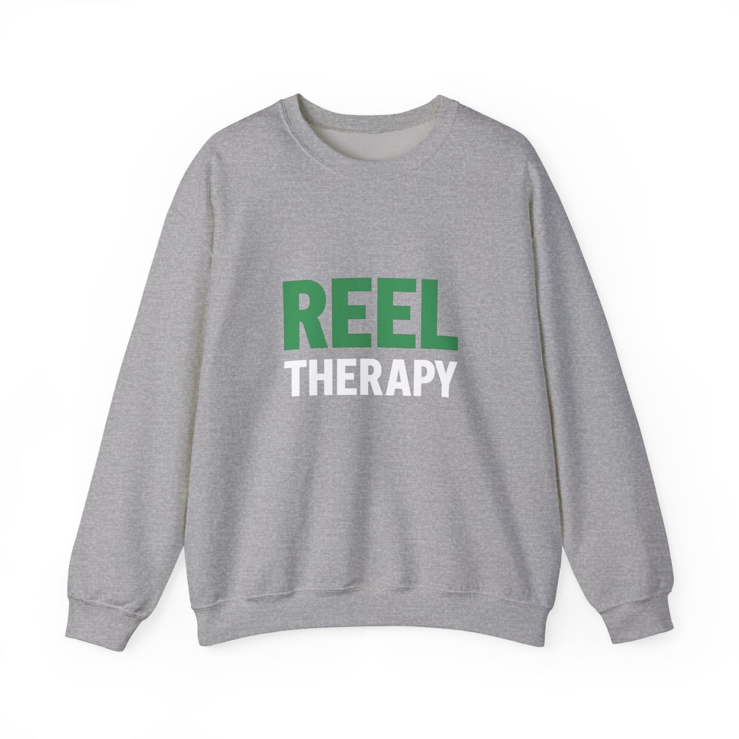 Reel Therapy Sweatshirt – Front & Back Design