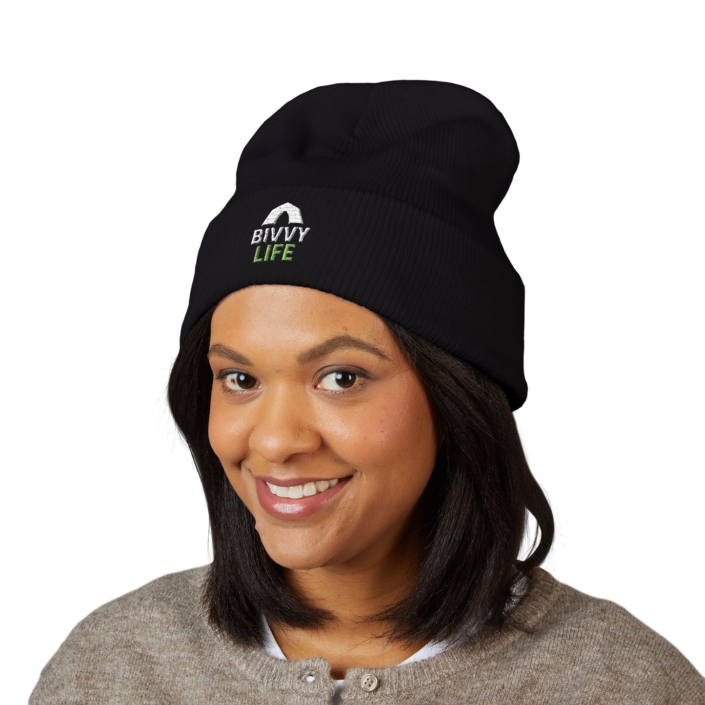 Classic Cuffed Beanie - Cozy Winter Essential, Outdoor Adventure Hat, Stylish Knit Cap for Bivy Life, Perfect Gift for Him/Her